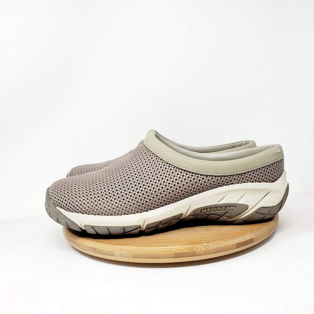 Merrell Encore Breeze 3 Shoes Womens 8 WIDE Aluminum Slip On Casual Mule Clog
